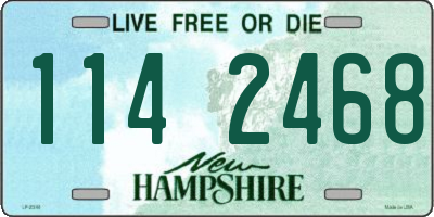 NH license plate 1142468