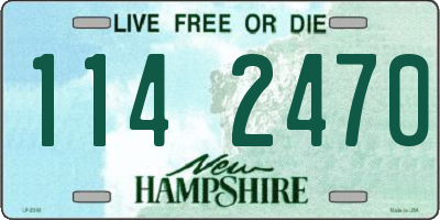 NH license plate 1142470