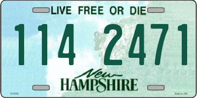 NH license plate 1142471