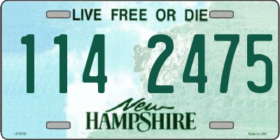 NH license plate 1142475