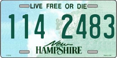 NH license plate 1142483