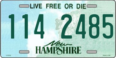 NH license plate 1142485