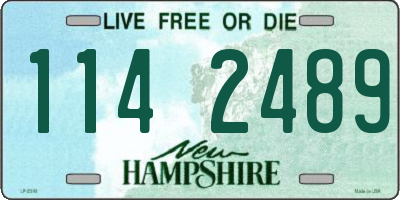 NH license plate 1142489
