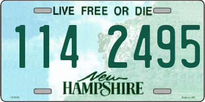 NH license plate 1142495