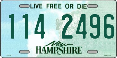 NH license plate 1142496
