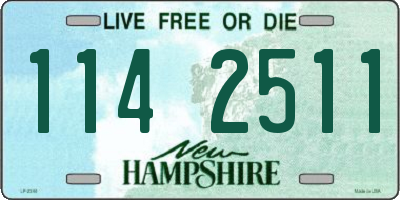 NH license plate 1142511
