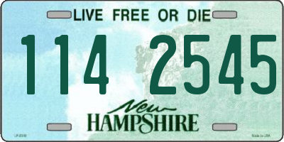 NH license plate 1142545