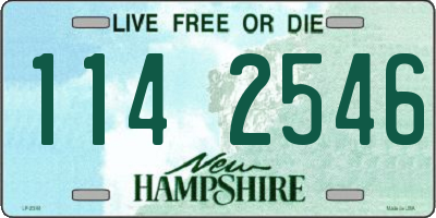NH license plate 1142546