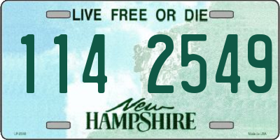 NH license plate 1142549