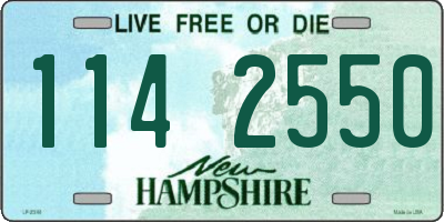 NH license plate 1142550