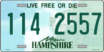 NH license plate 1142557