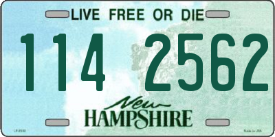 NH license plate 1142562
