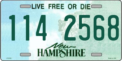 NH license plate 1142568