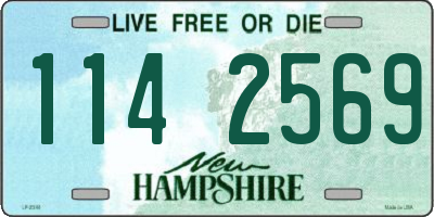 NH license plate 1142569