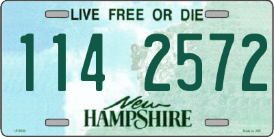 NH license plate 1142572