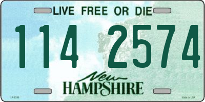 NH license plate 1142574