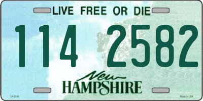 NH license plate 1142582