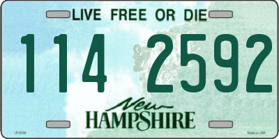 NH license plate 1142592