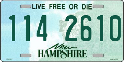 NH license plate 1142610