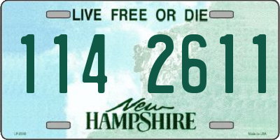 NH license plate 1142611