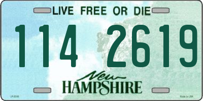 NH license plate 1142619