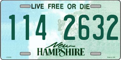 NH license plate 1142632