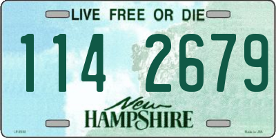 NH license plate 1142679
