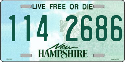 NH license plate 1142686
