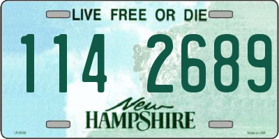 NH license plate 1142689