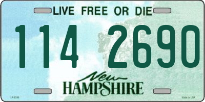 NH license plate 1142690