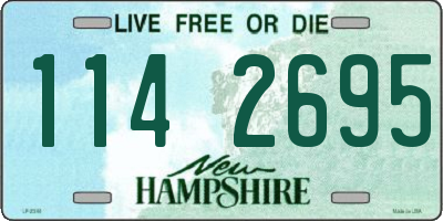 NH license plate 1142695
