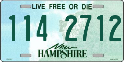 NH license plate 1142712