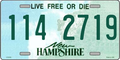 NH license plate 1142719