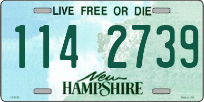 NH license plate 1142739