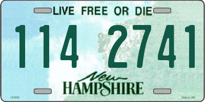 NH license plate 1142741