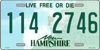 NH license plate 1142746