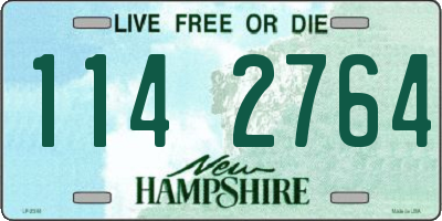NH license plate 1142764