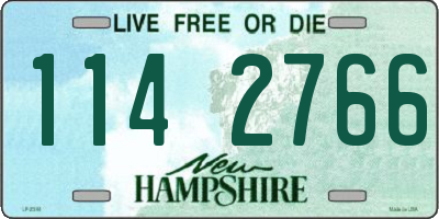 NH license plate 1142766
