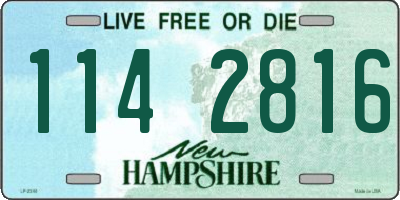 NH license plate 1142816