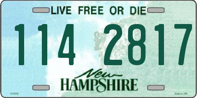 NH license plate 1142817