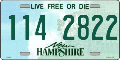 NH license plate 1142822