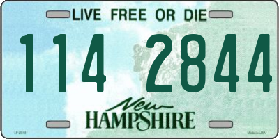 NH license plate 1142844