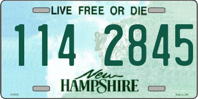 NH license plate 1142845