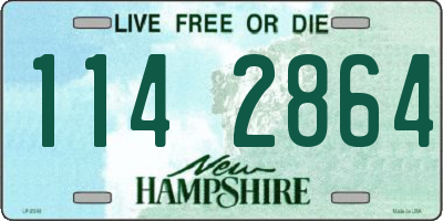 NH license plate 1142864