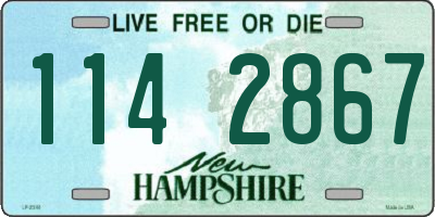 NH license plate 1142867