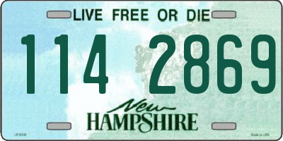 NH license plate 1142869