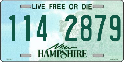 NH license plate 1142879