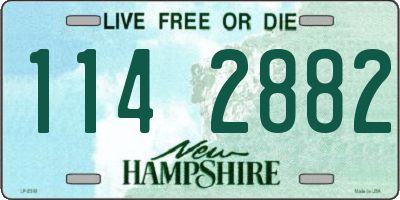 NH license plate 1142882