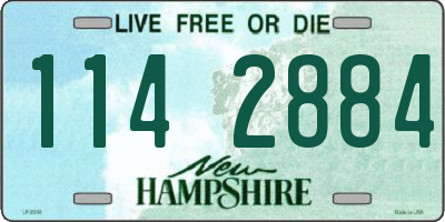 NH license plate 1142884