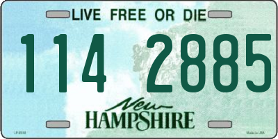 NH license plate 1142885
